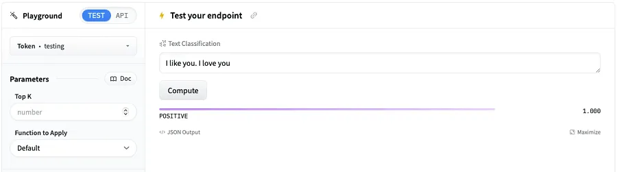 Test your Endpoint