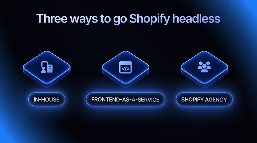 Three ways to go Shopify headless