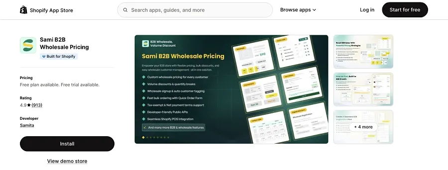 Best wholesale app for Shopify - Sami B2B Wholesale Pricing Best wholesale app for Shopify - Sami B2B Wholesale Pricing