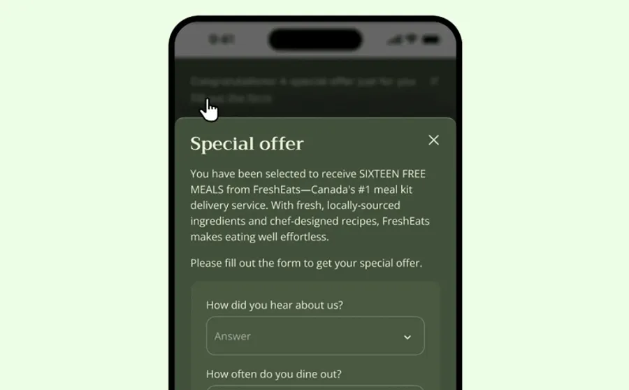 Use the announcement bar for teasers and switch to a Modal for longer content