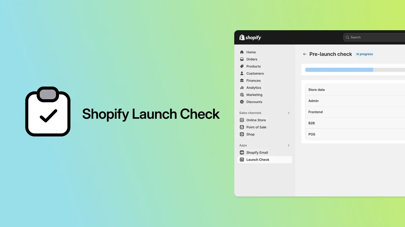 Shopify Launch Check app
