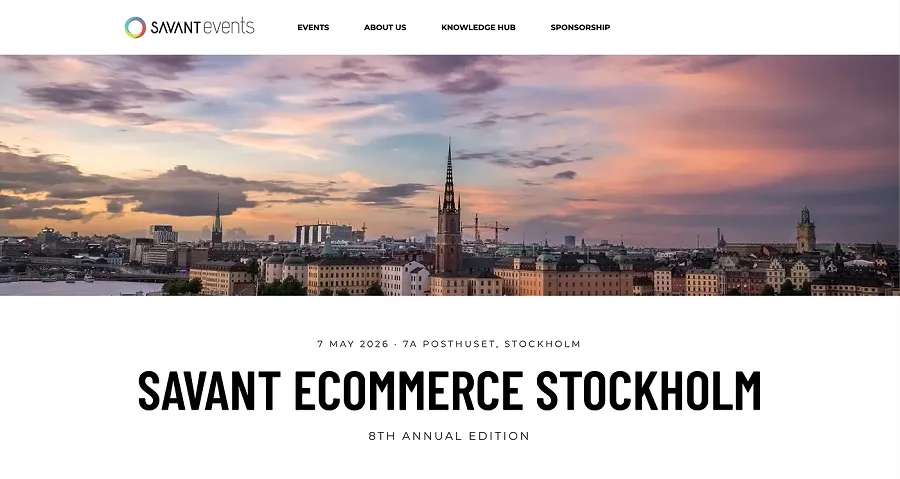 Savant eCommerce Stockholm 2026