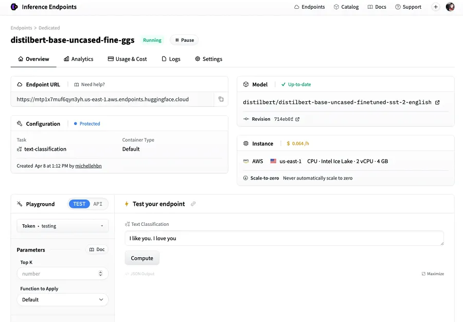Build, initialize, and run your Endpoint