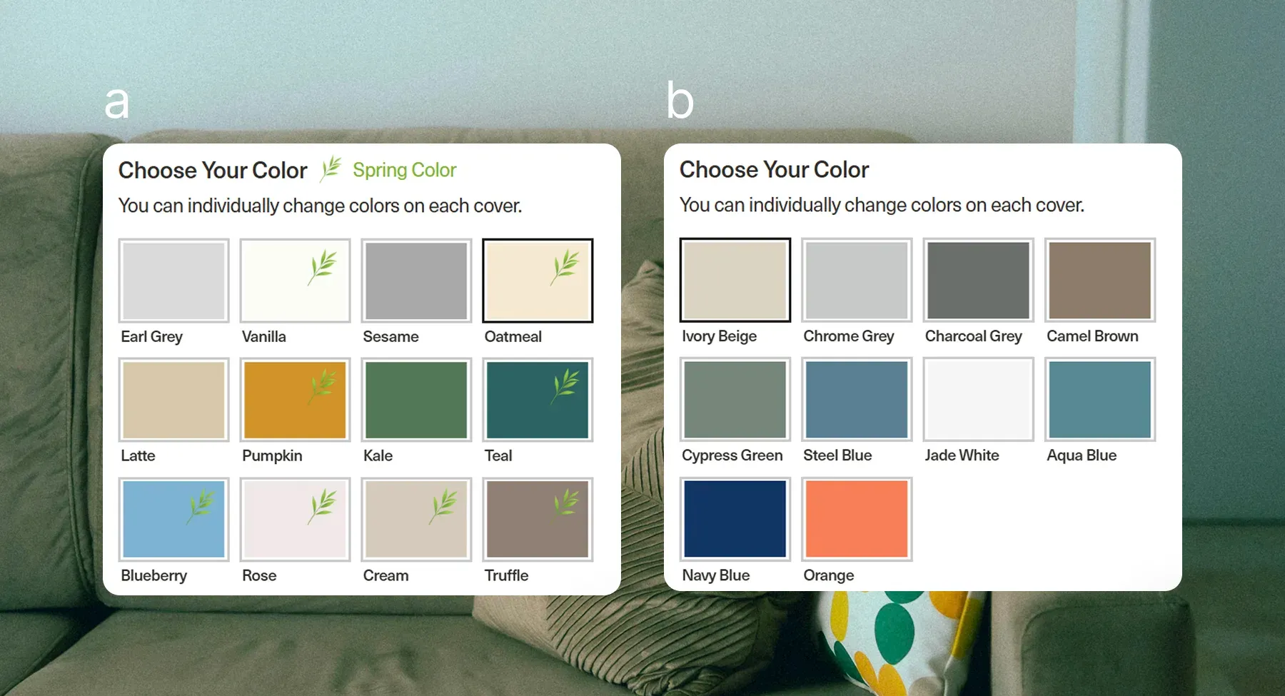 Accessibility improvement and AB testing for Nolan Interior
