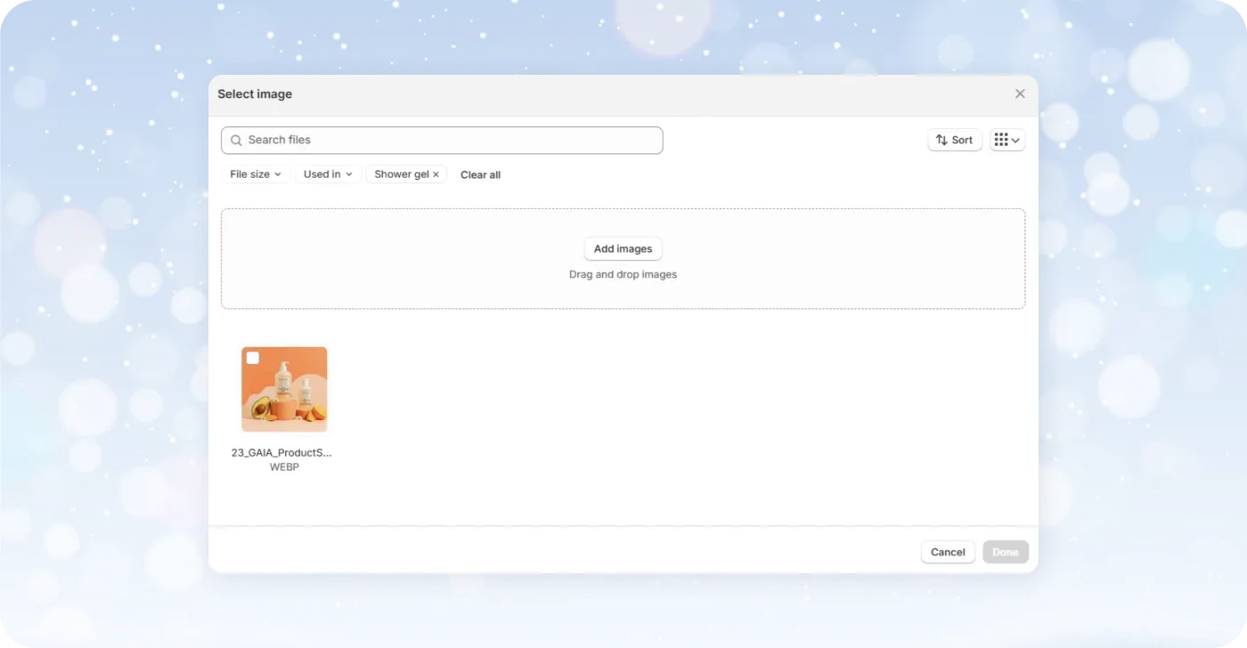 Add images Add images