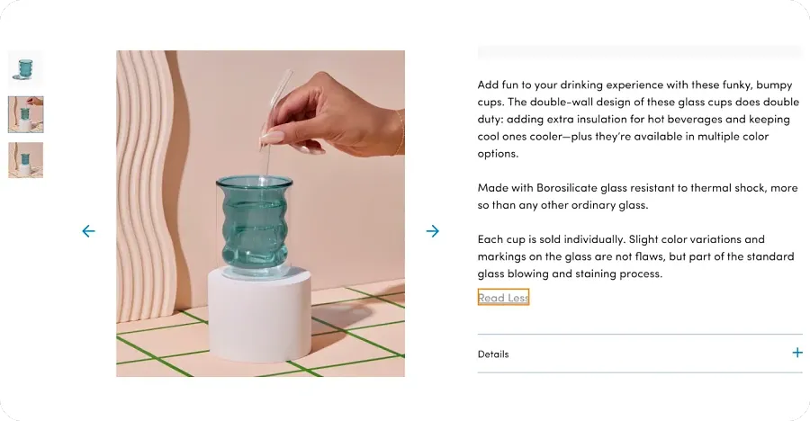 Poketo Shopify product page