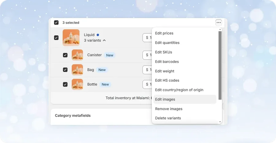 Add images in bulk Add images in bulk