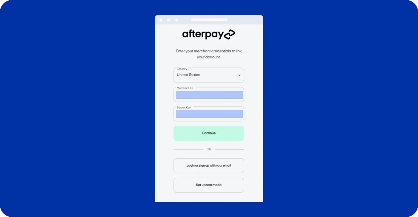 Add Afterpay to Shopify Add Afterpay to Shopify