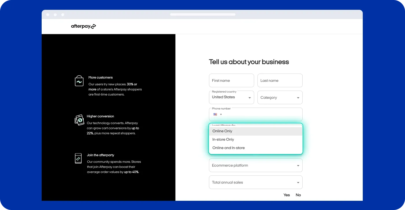 Afterpay on Shopify Afterpay on Shopify