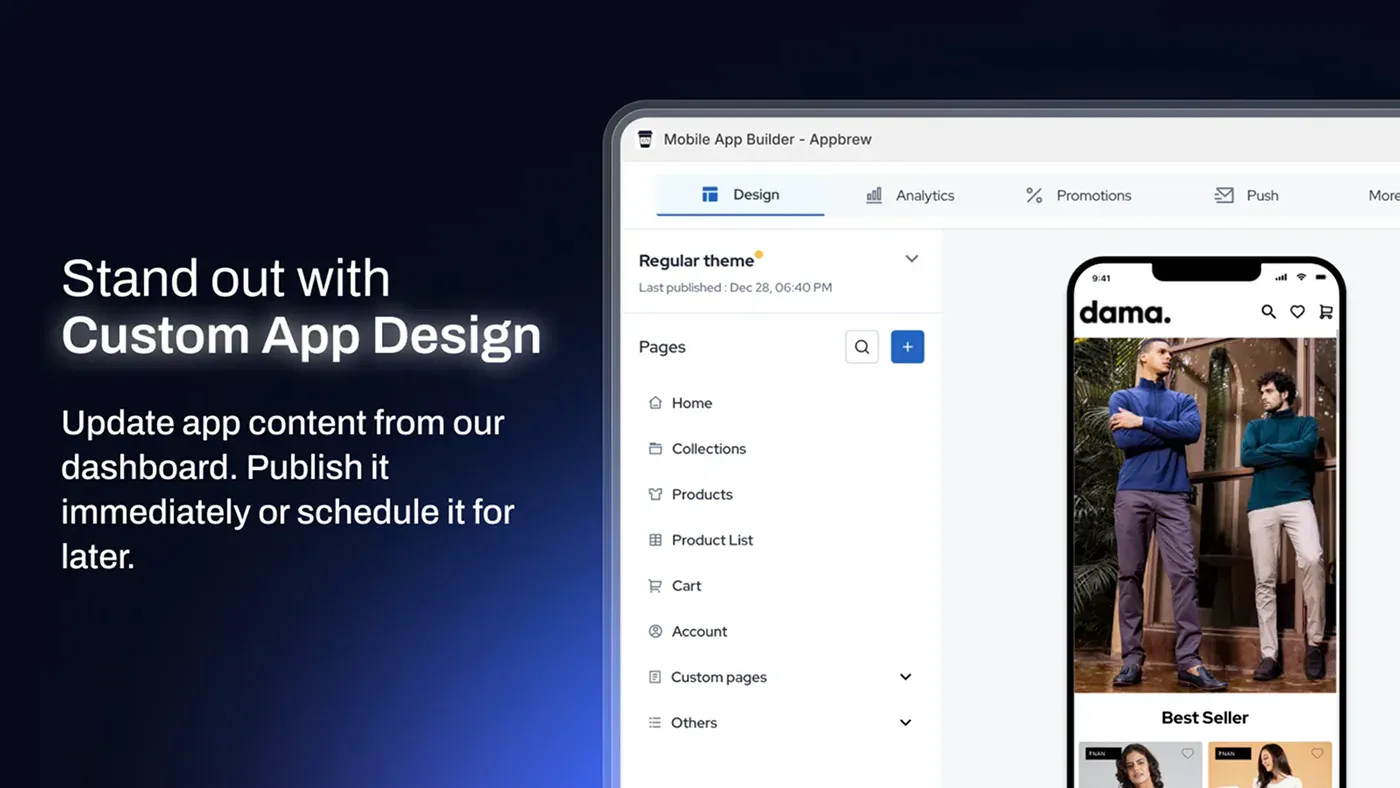 Appbrew Shopify mobile app builder