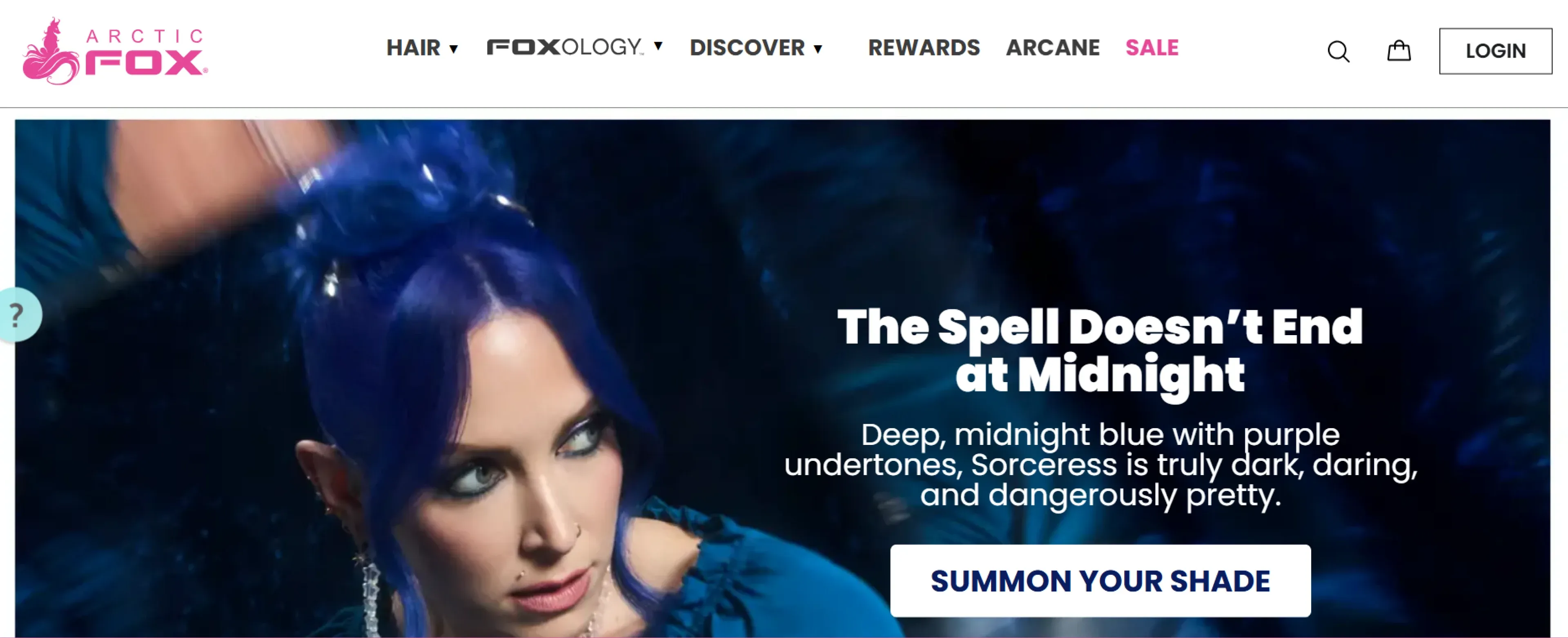 Arctic Fox Shopify beauty store