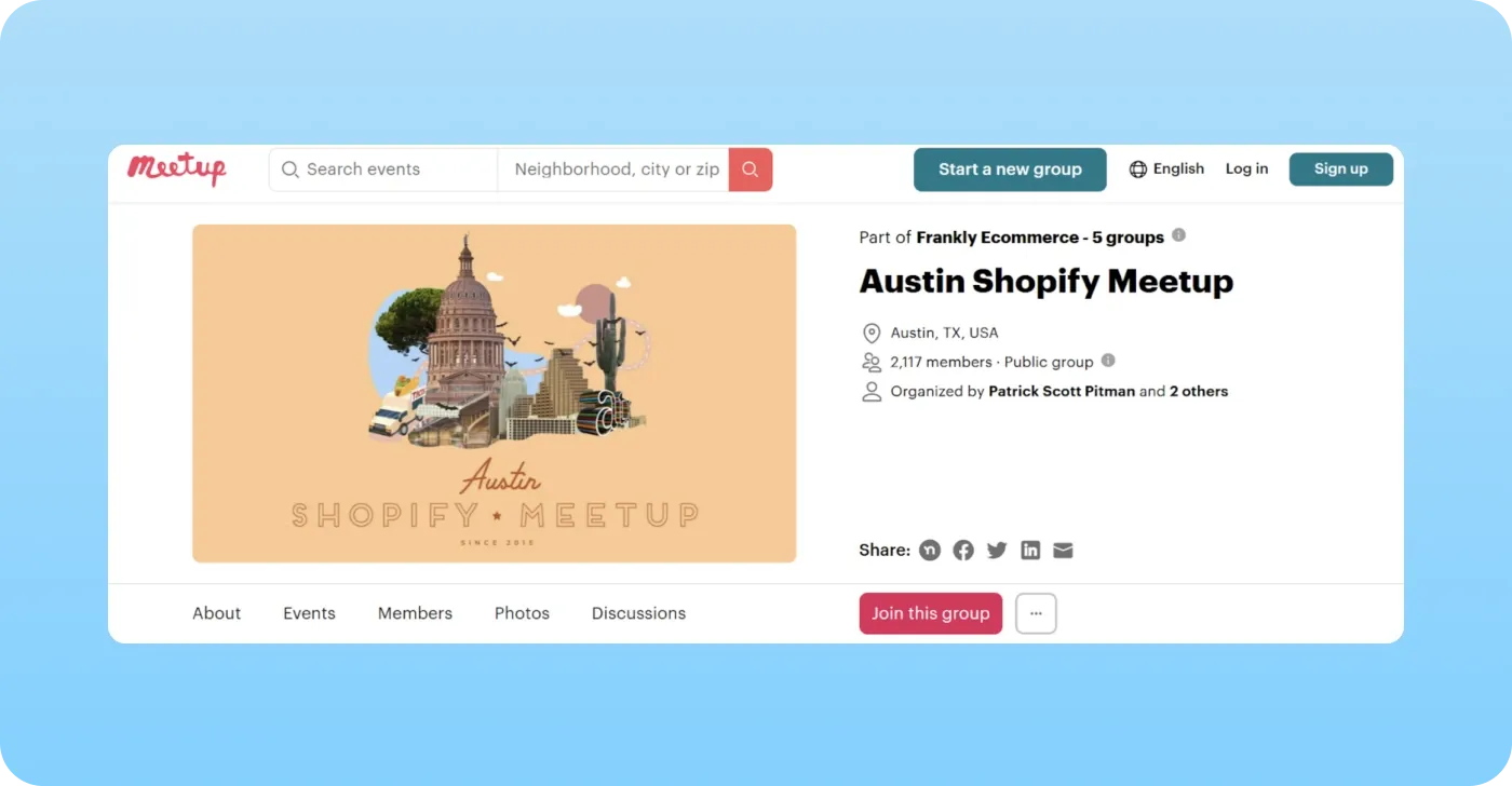 Austin Shopify Meetup - Shopify community on MeetUp