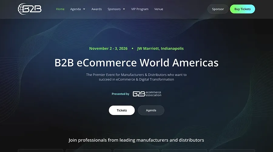 B2B eCommerce World Americas 2026
