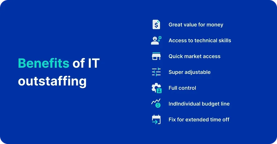 Benefits of IT outstaffing