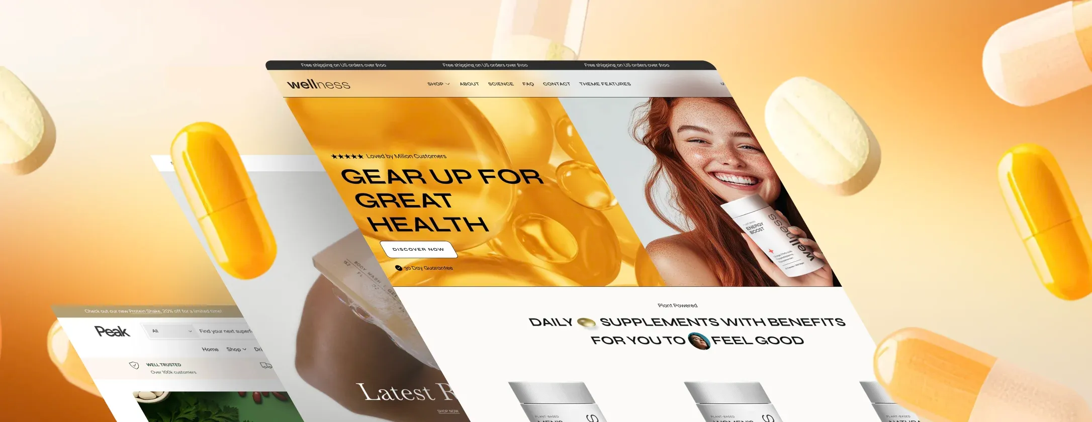 Best Shopify themes for Vitamin and Supplements brands