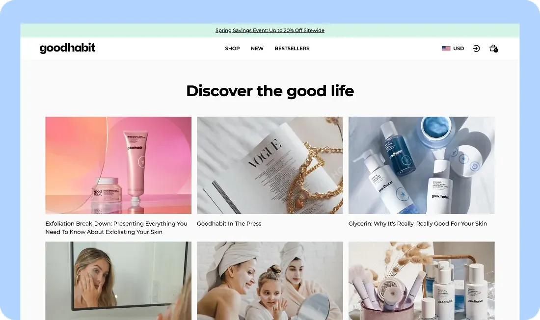 Blog and FAQ
