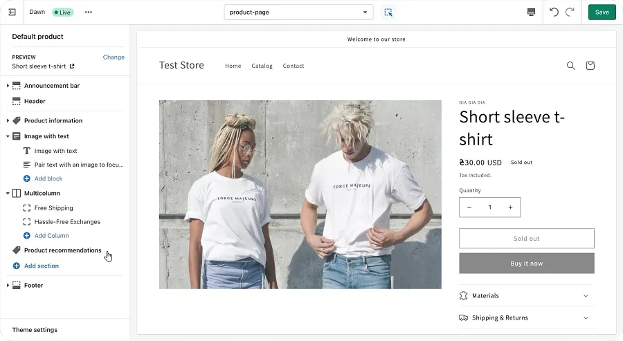 Built-in Shopify theme_3