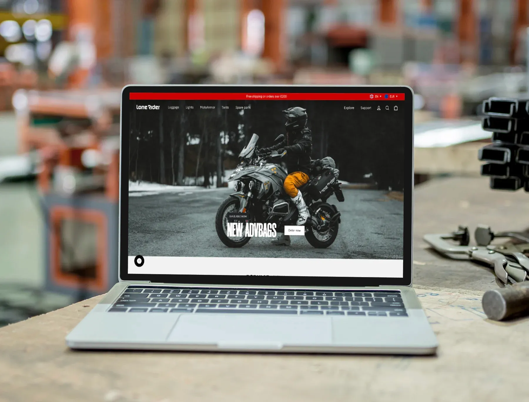 Challenges bike equipment store on Shopify faced