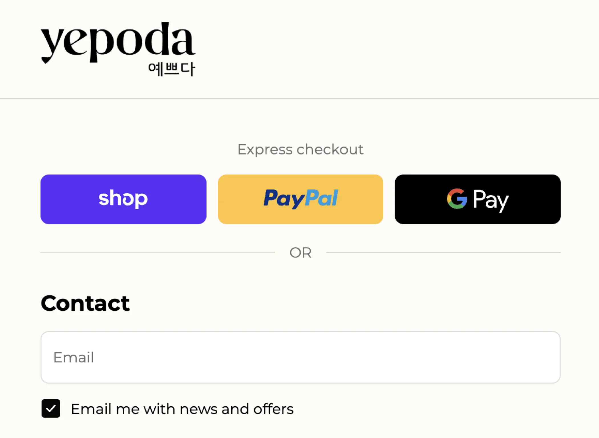 Checkout field for adding a contact email address Checkout field for adding a contact email address