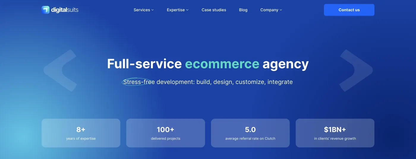 DigitalSuits Top Shopify Plus agency in the USA