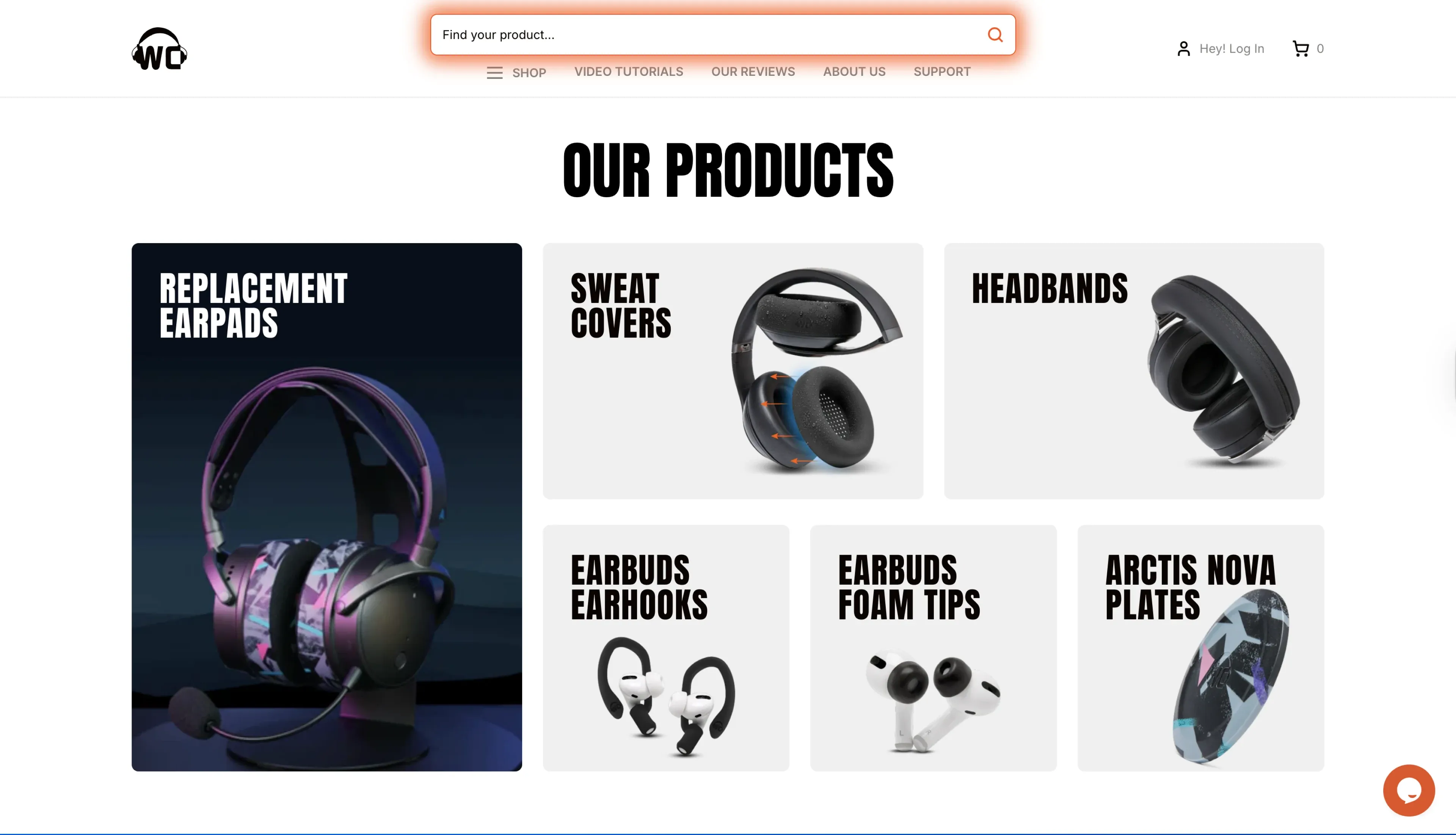 Display a wide variety of products on the homepage