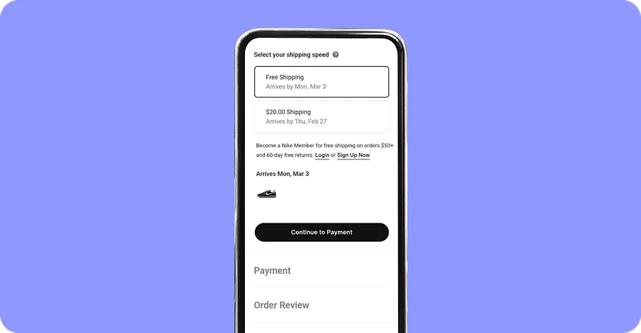 Display shipping costs and taxes upfront