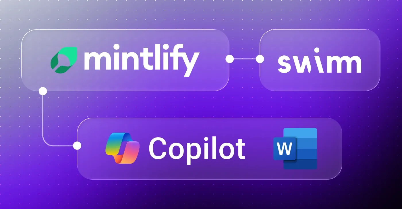 Documentation generation for AI dev workflow with Mintlify, Swimm and Microsoft's Copilot for Docs