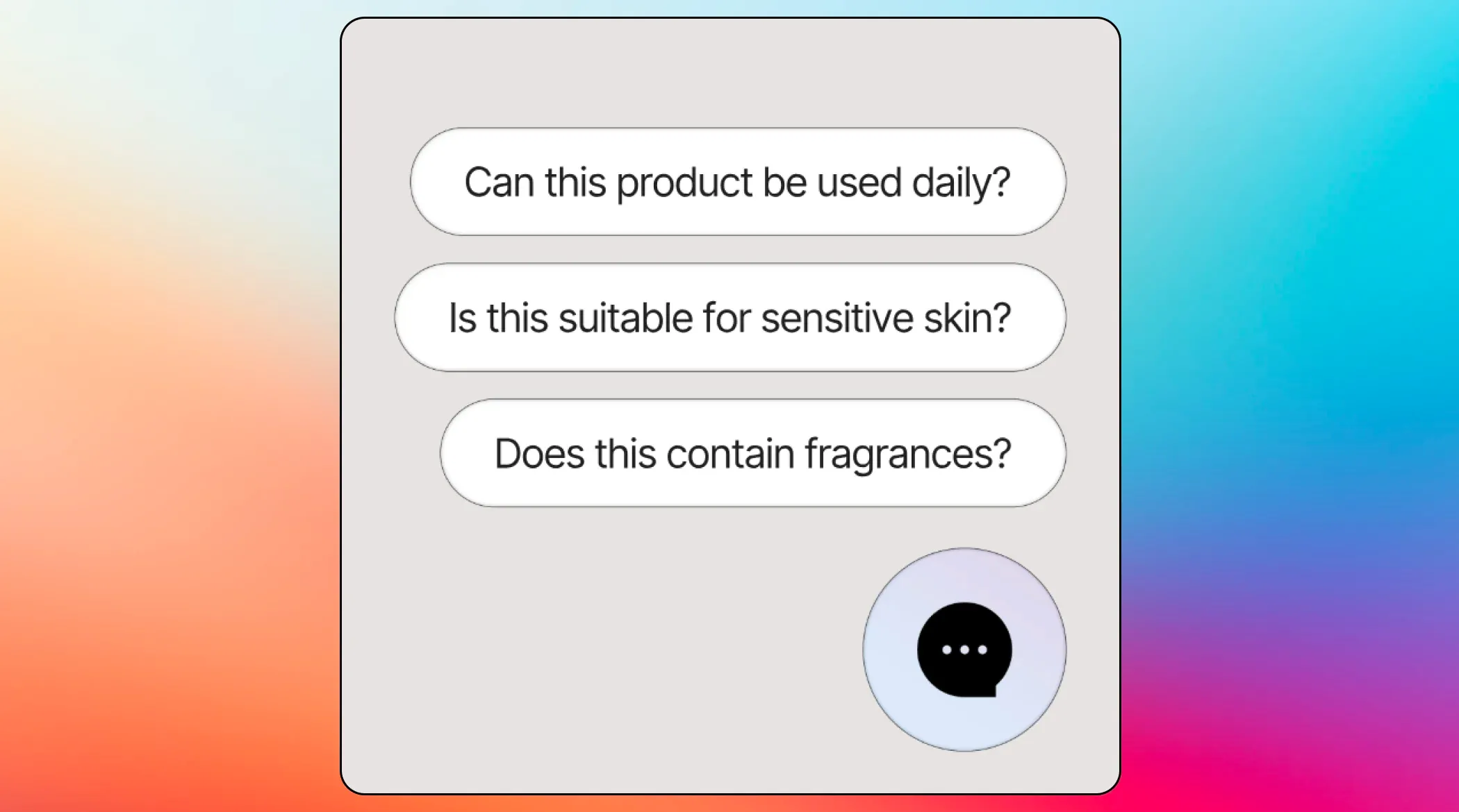 Examples of starting conversations with the Gorgias AI assistant Examples of starting conversations with the Gorgias AI assistant