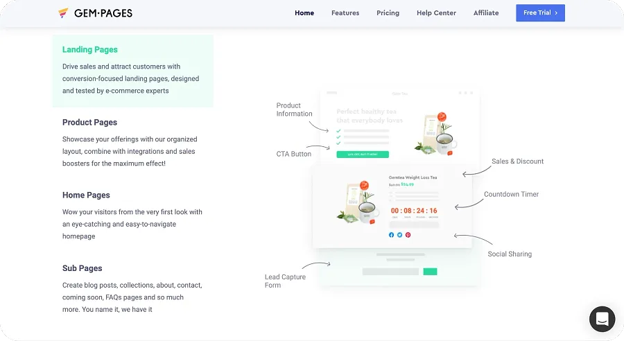 GemPages Flexible Page Builder