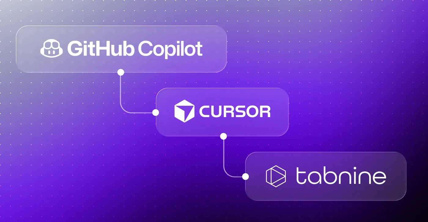 GitHub Copilot, Cursor, and Tabnine for code generation purposes in AI developer workflows
