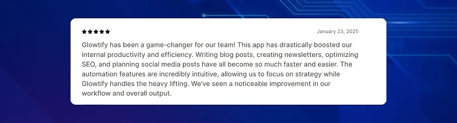 Glowtify review