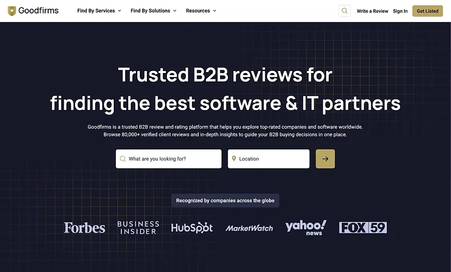 Goodfirms B2B Directory Goodfirms B2B Directory