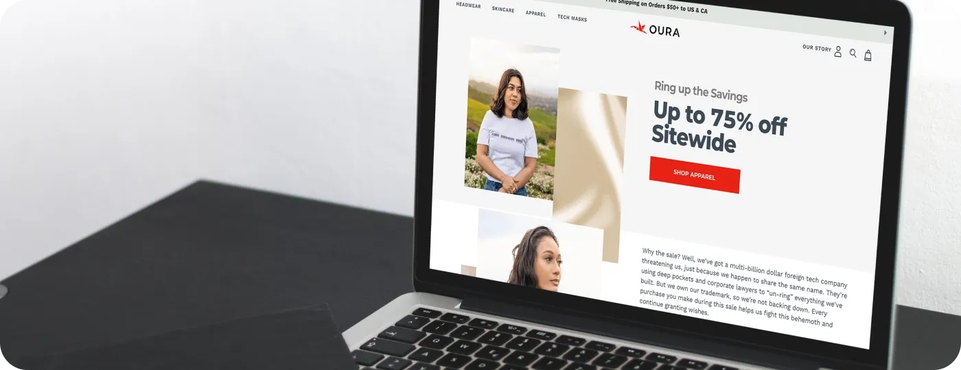 Headless E-commerce Platform for OURA