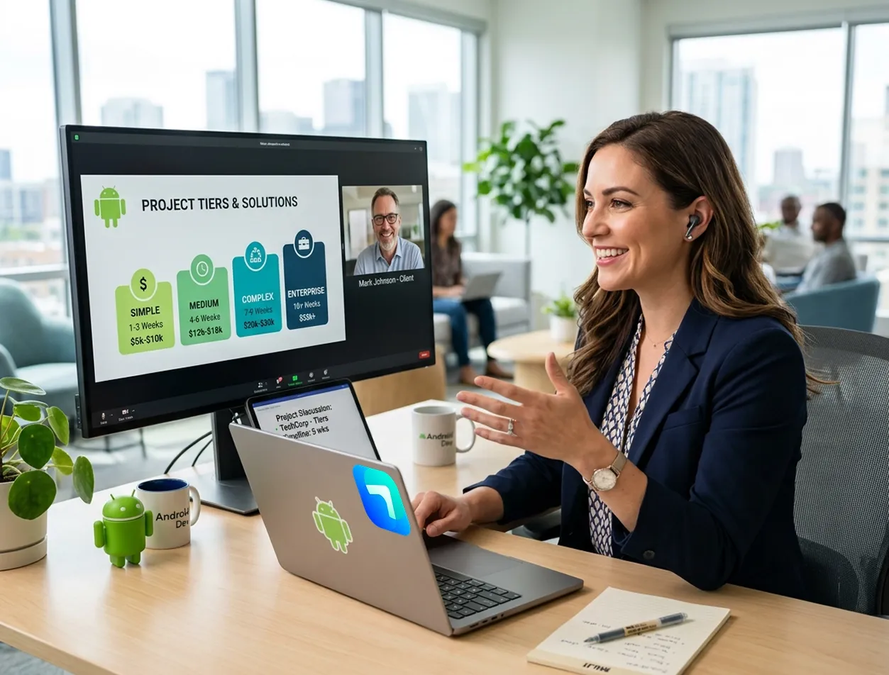 How pricing changes from one Android app development company project to another