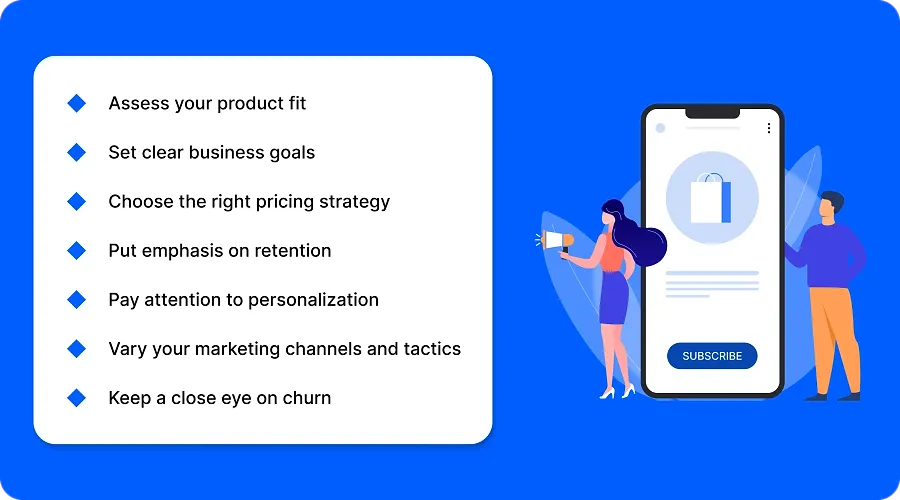 How to make the subscription model work