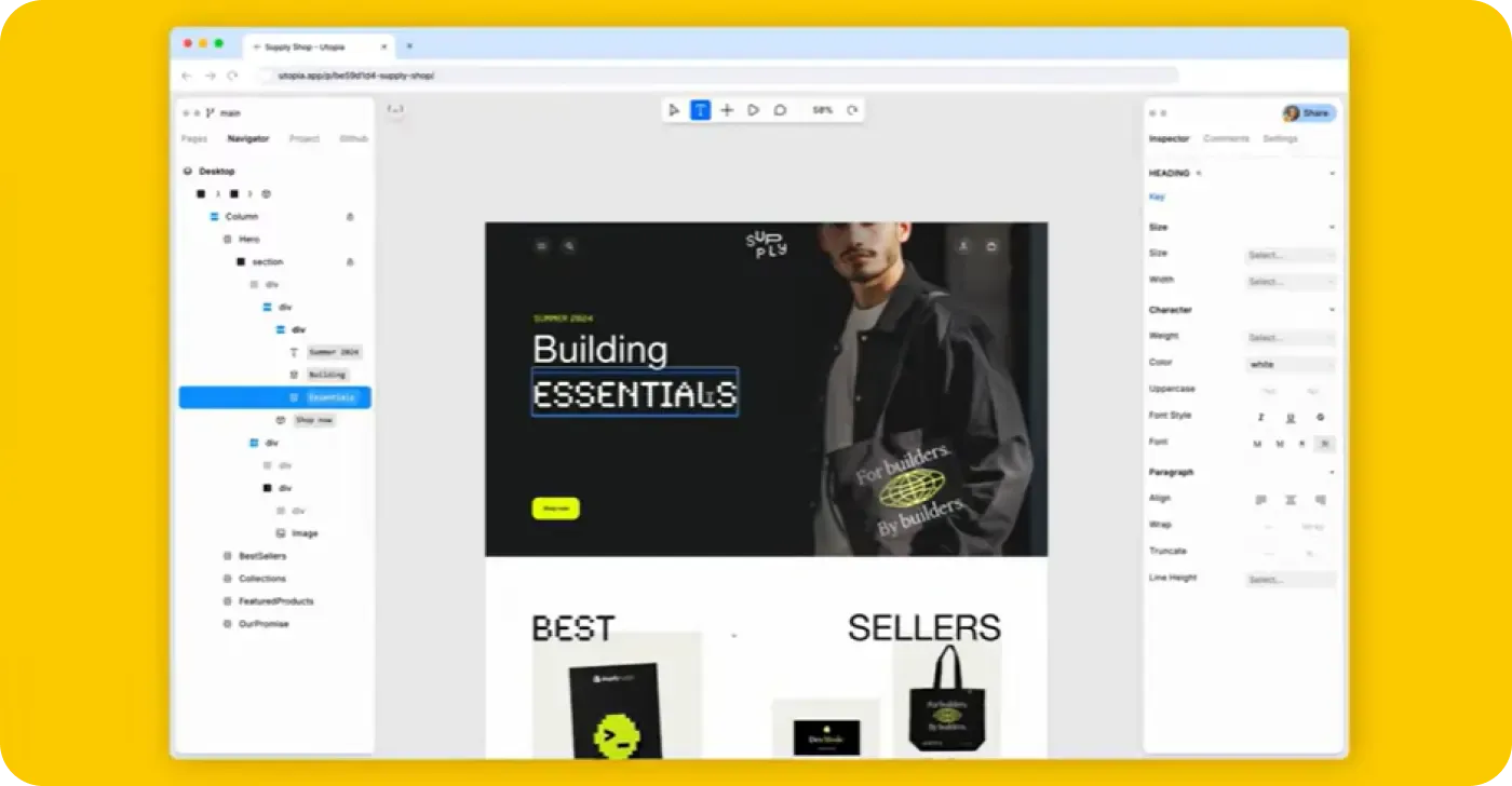 Hydrogen Visual Editor