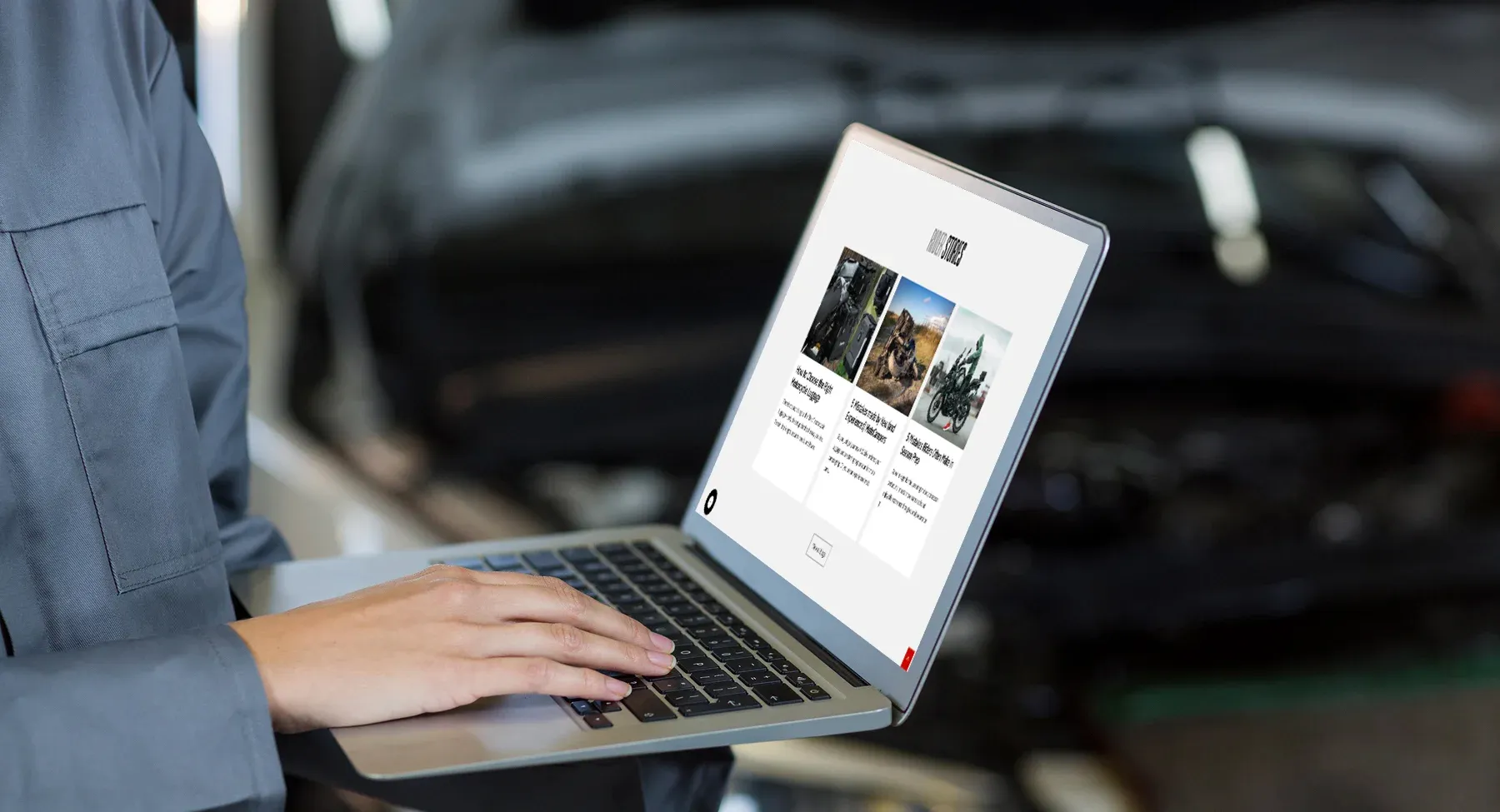 Results of cooperation with Lone Rider - motorcycle-focused equipment Shopify store