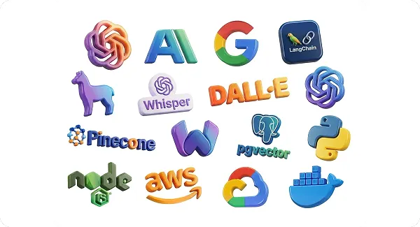 Technologies for our AI development services