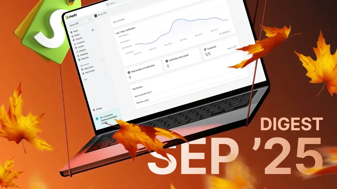 Shopify September 2025 Updates: New Features, Improvements, and Enhancements