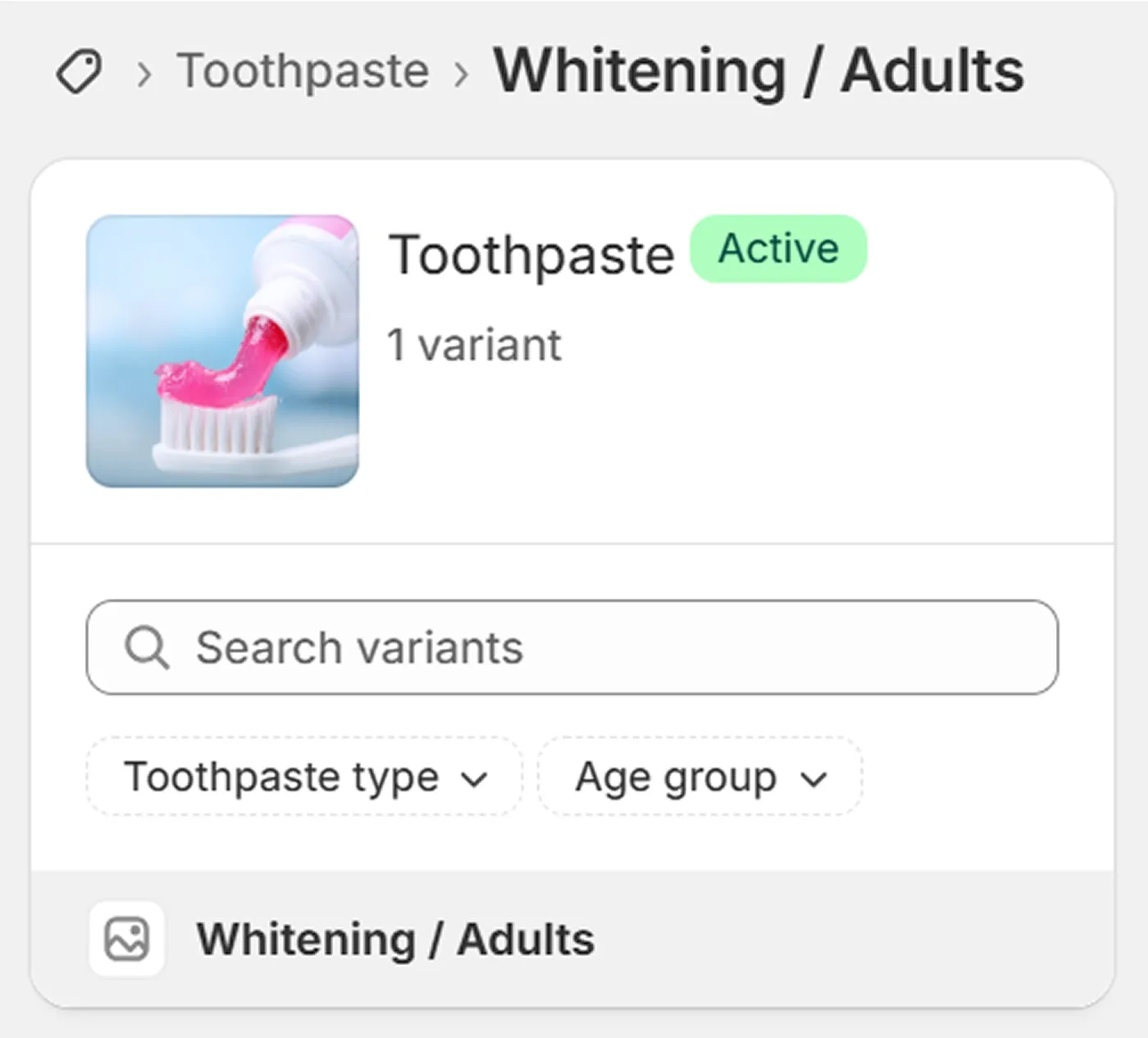 Improved admin navigation