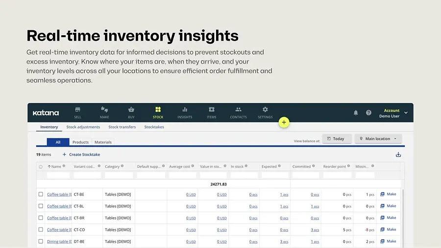 Katana Cloud Inventory