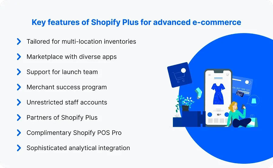 Key features of Shopify Plus for advanced e-commerce