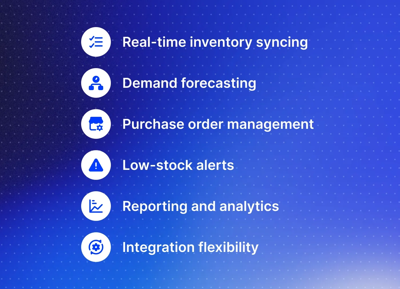 Key features to look for in Shopify inventory management apps