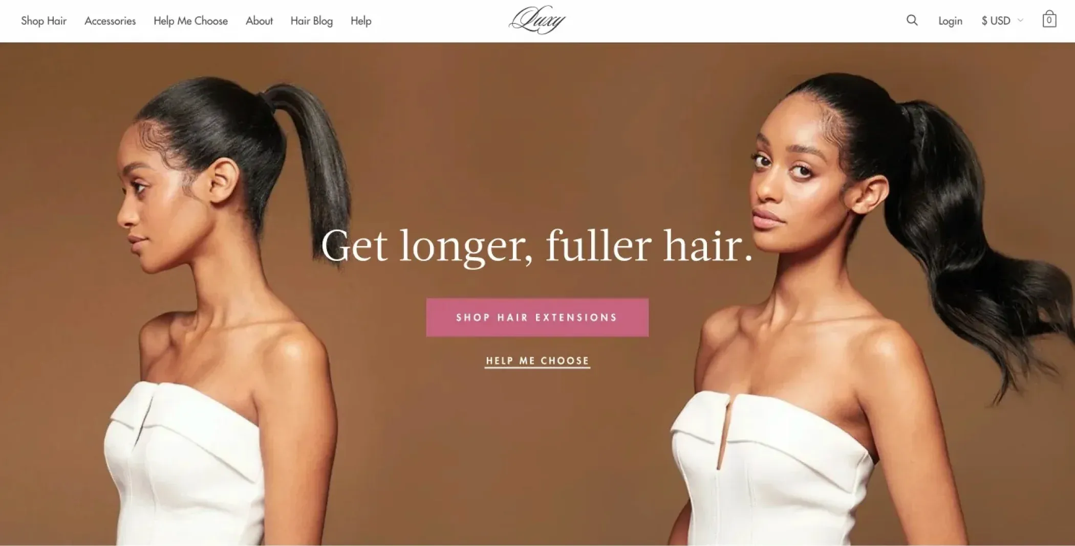Luxy Hair Shopify store Luxy Hair Shopify store