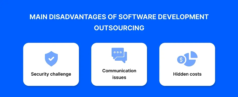 Main Disadvantages of Software Development Outsourcing Main Disadvantages of Software Development Outsourcing