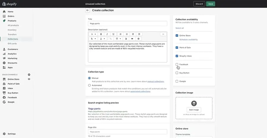 Manual vs automated Shopify collections