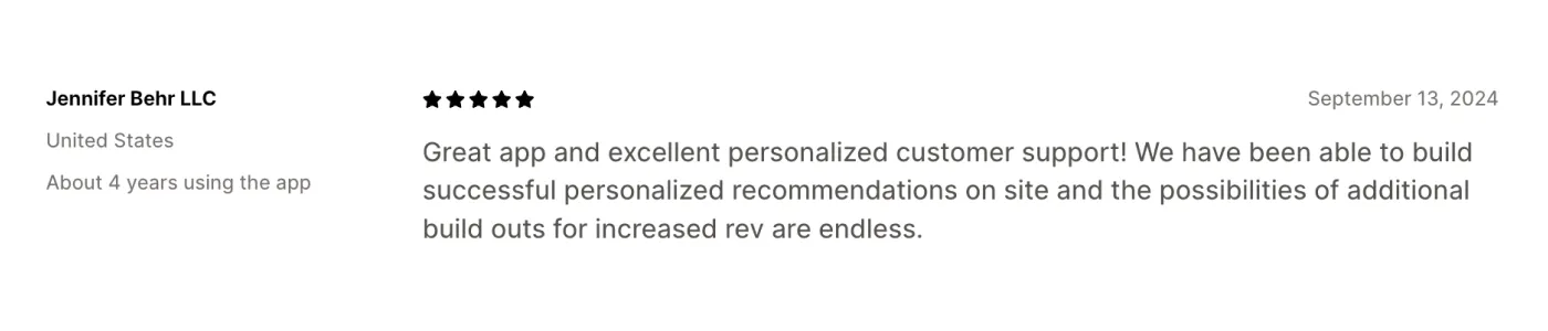 Nosto feedback Nosto feedback