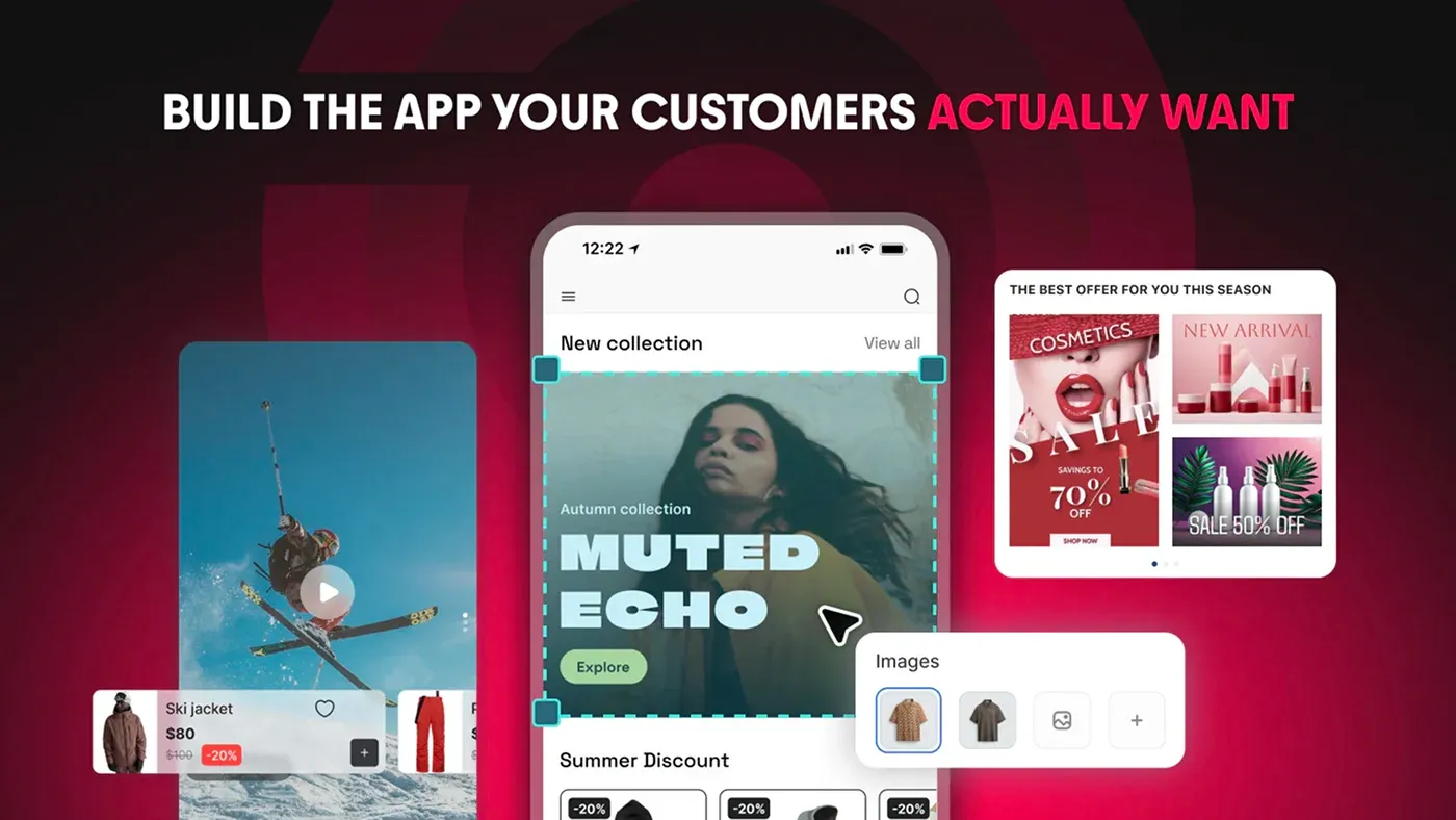OneMobile Shopify mobile app builder
