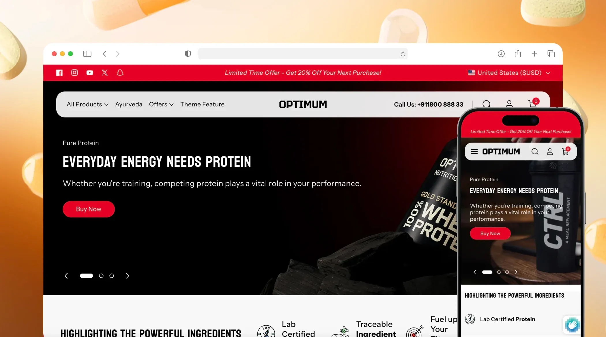 Optimum Shopify theme