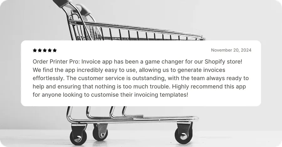 Order Printer Pro Customer review